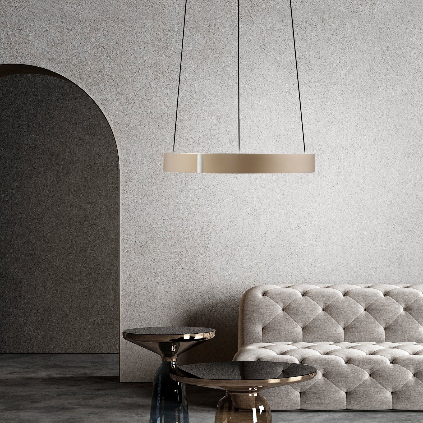 Paul Neuhaus-Pendelleuchte Pure E-Clipse LED