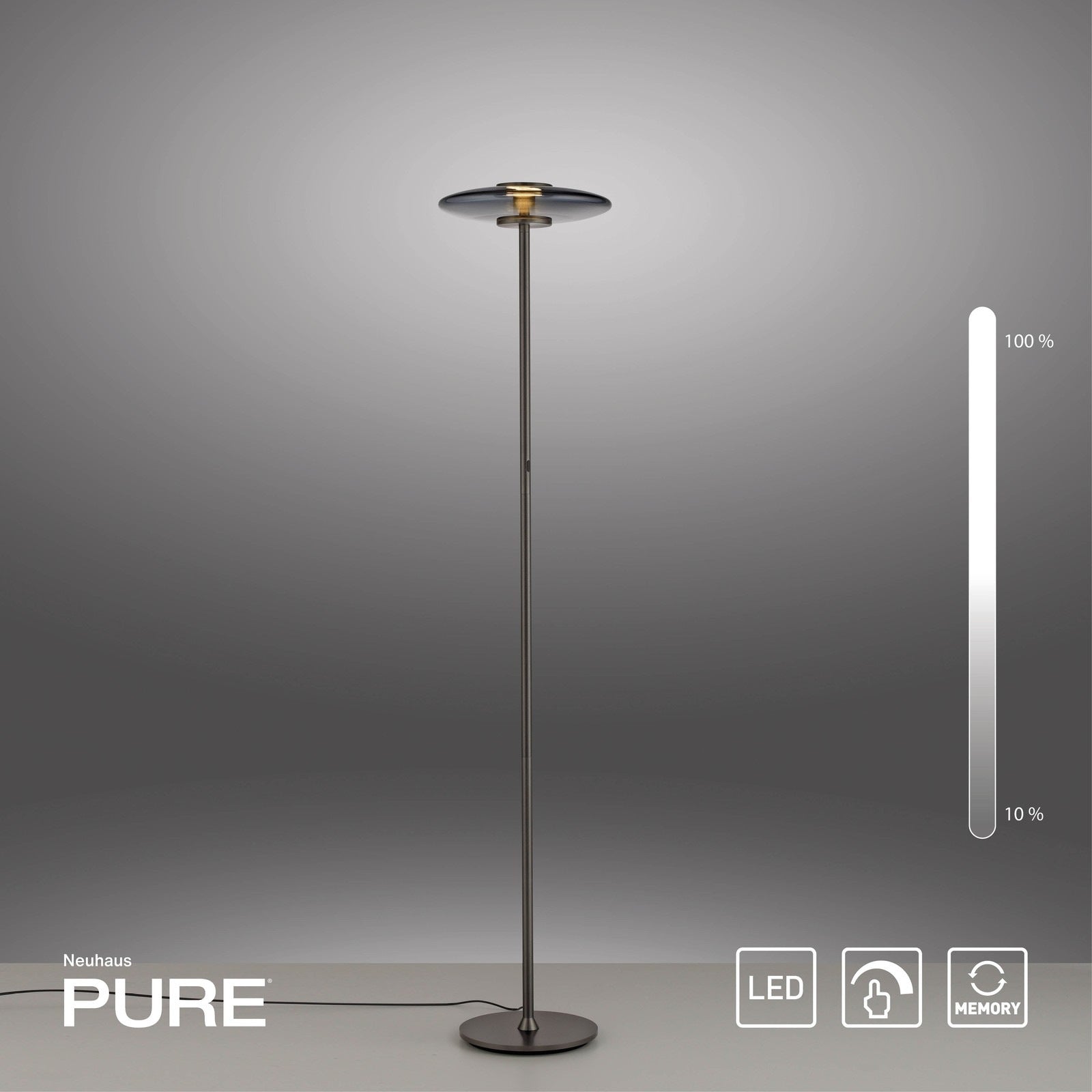 Paul Neuhaus - Stehleuchte Pure Vitrum