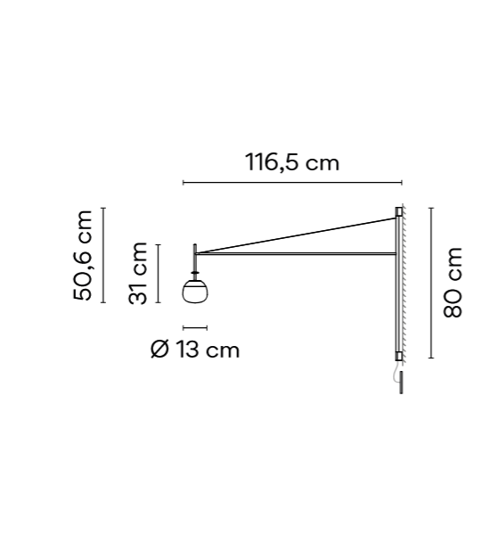 Vibia - Wandleuchte Tempo LED