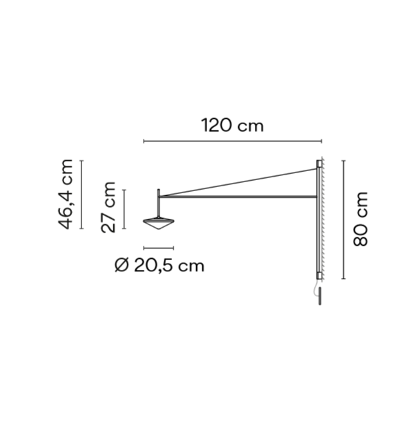 Vibia - Wandleuchte Tempo LED