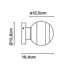 Marset - Wand/Deckenleuchte Dipping Light A2-13