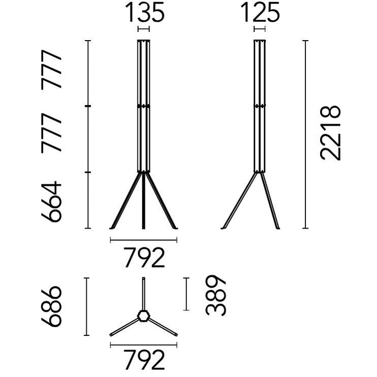 Flos - Stehleuchte Superwire F LED