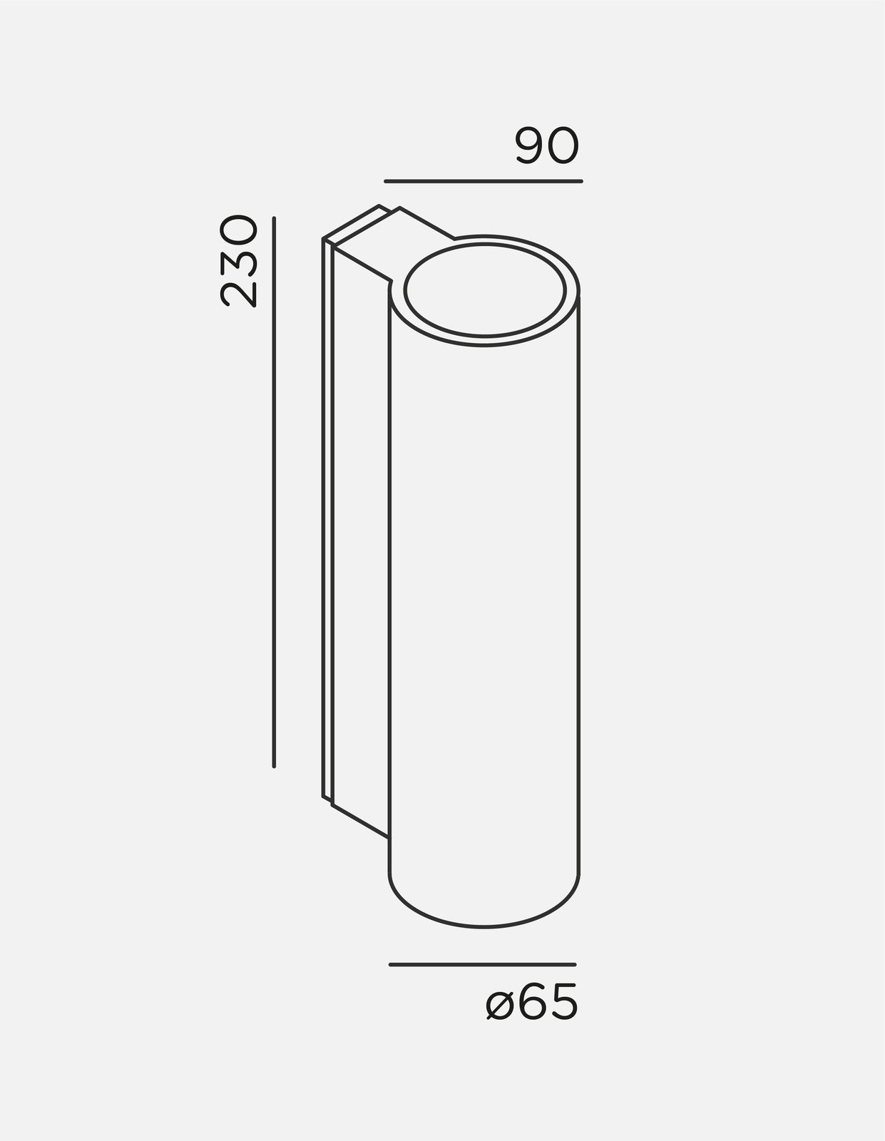 IP44 - Wandleuchte Scap LED