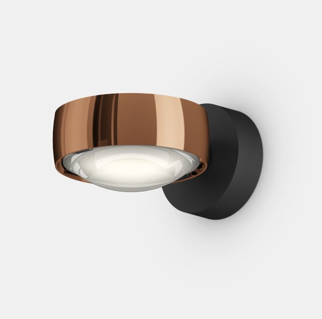 Occhio - Wandleuchte Sento D LED verticale rose gold nur Kopf
