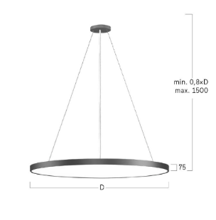Lightnet - Pendelleuchte Basic Max G1 D400