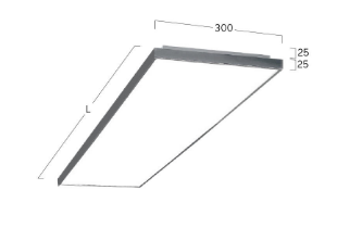 Lightnet - Deckenleuchte Cubic Evolution Surface Y5 L900