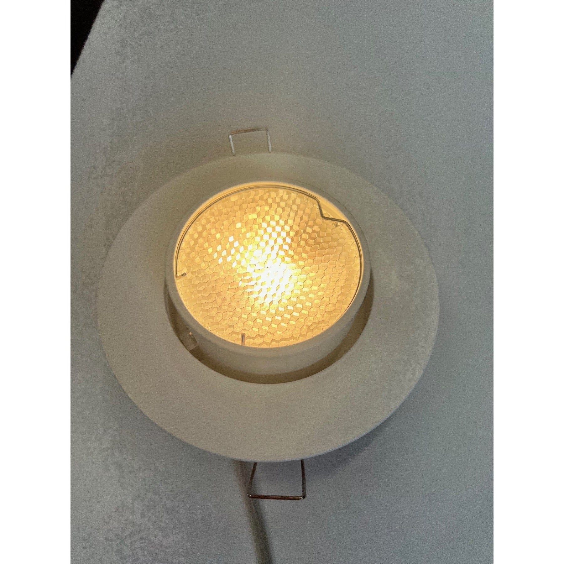 Mawa - Einbaustrahler Wittenberg 1-flammig rund halogen mit Wabenraster weiß inkl. Trafo