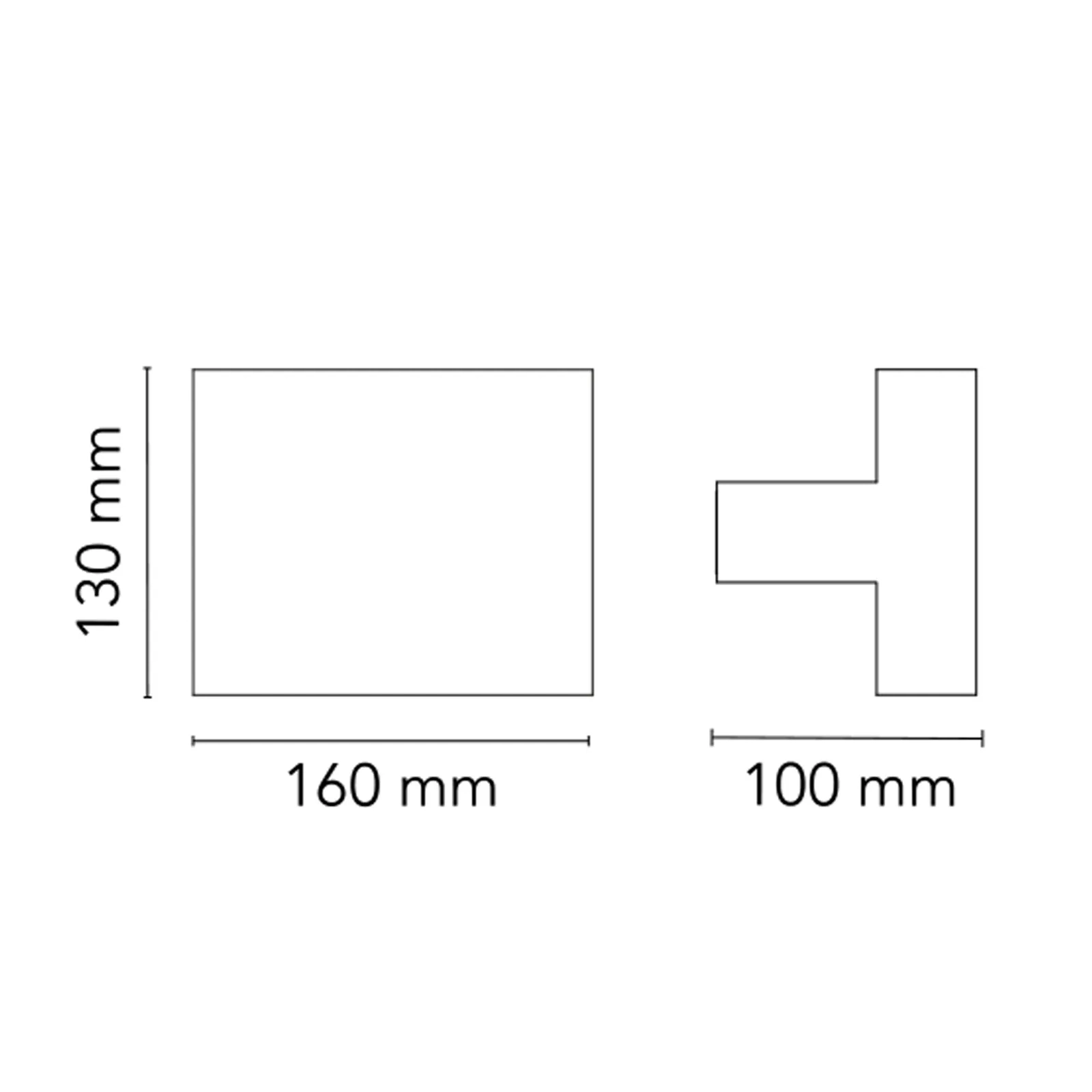 Flos - Wandleuchte Tight light weiß LED