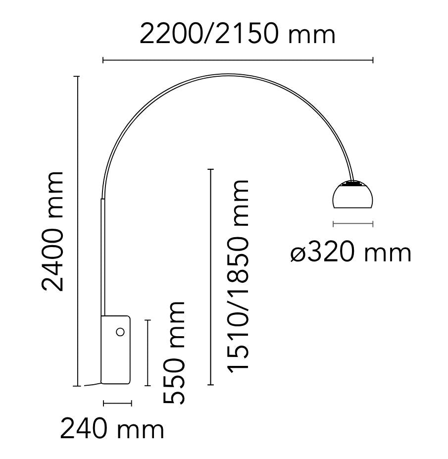 Flos - Stehleuchte Arco