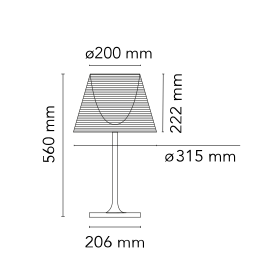 Flos - Tischleuchte Ktribe T1