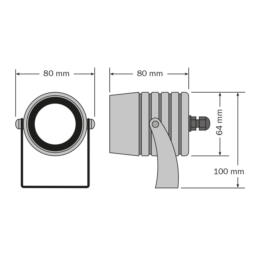 Dot Spot - Garten- und Objektstrahler clarios eco 10W