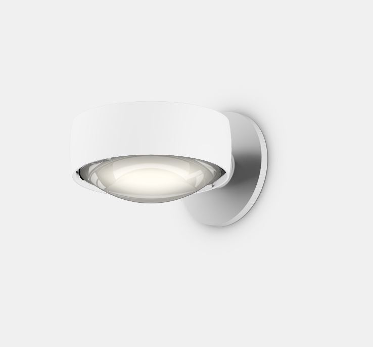 Occhio - Wandleuchte Sento E LED verticale flat air weiß matt