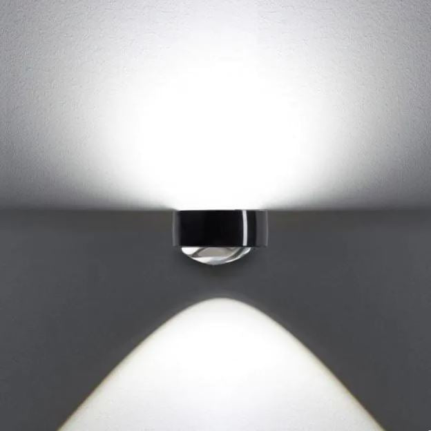 Occhio - Wandleuchte Sento LED E verticale up air Weiß matt/Gold matt
