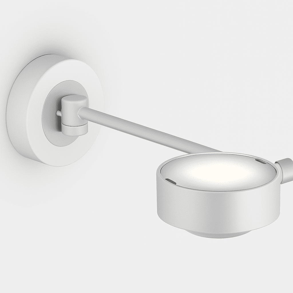 Occhio - Wandleuchte letto LED 30 up Chrom matt base Links ohne Kopf