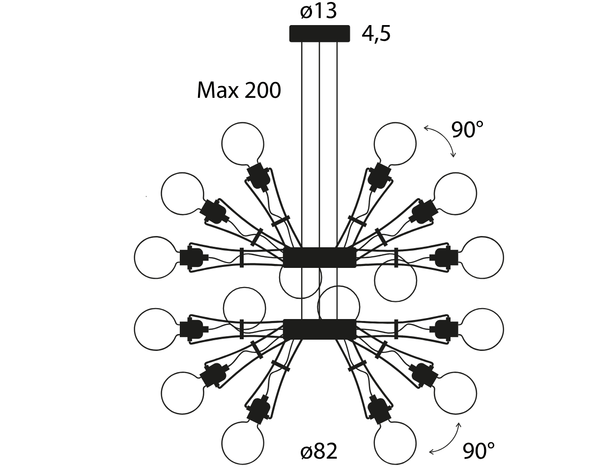 Lumina Italia - Pendelleuchte Matrix Otto