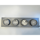 Mawa - Aufbaustrahler Wittenberg 4-flammig halogen grau inkl. Trafo