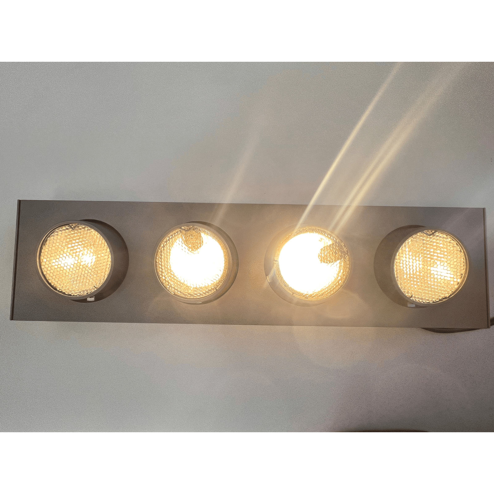 Mawa - Aufbaustrahler Wittenberg 4-flammig halogen grau inkl. Trafo