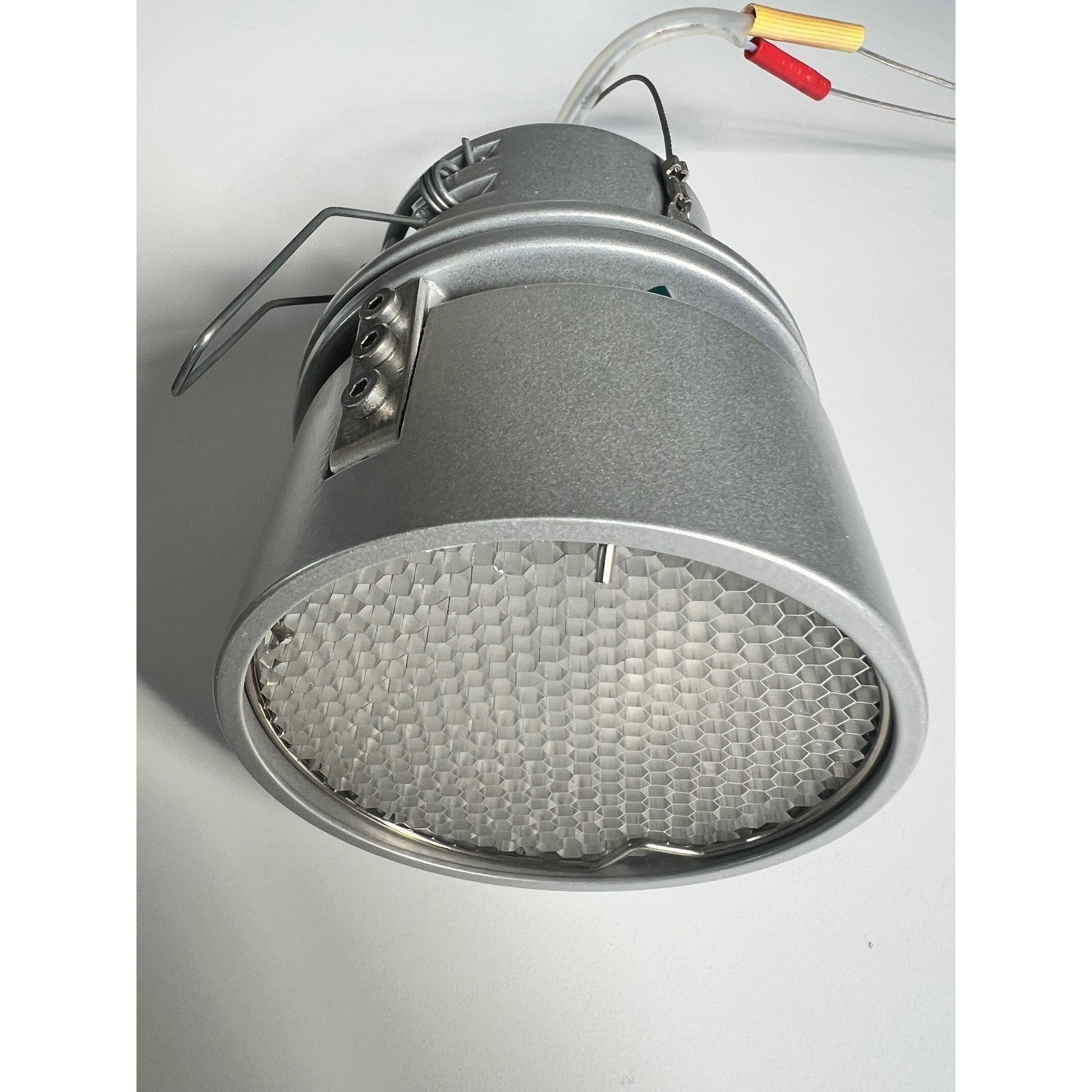 Mawa - Einbaustrahler Wittenberg 1-flammig rund halogen mit Wabenraster grau inkl. Trafo