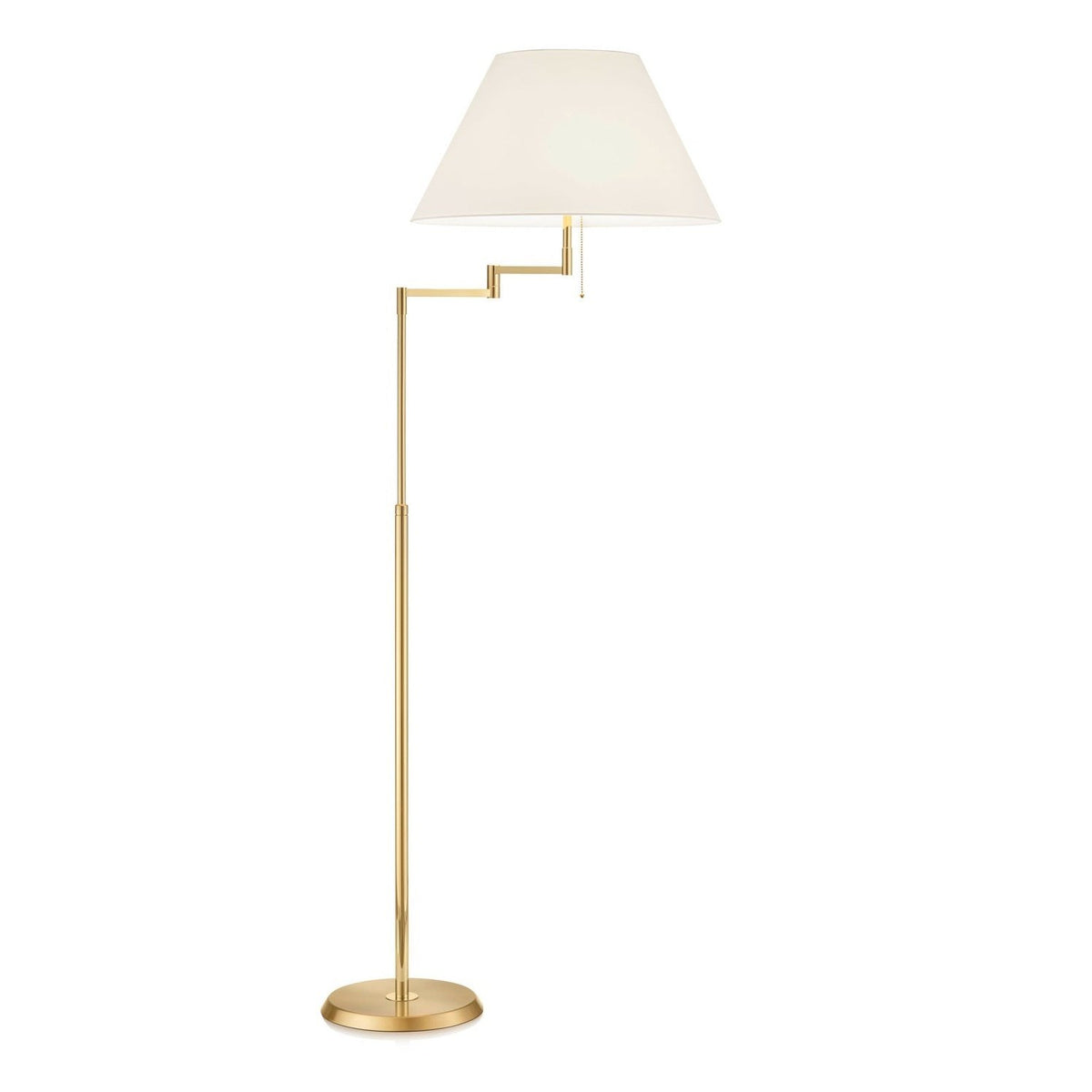 Knapstein Germany - Stehleuchte Messing poliert/matt