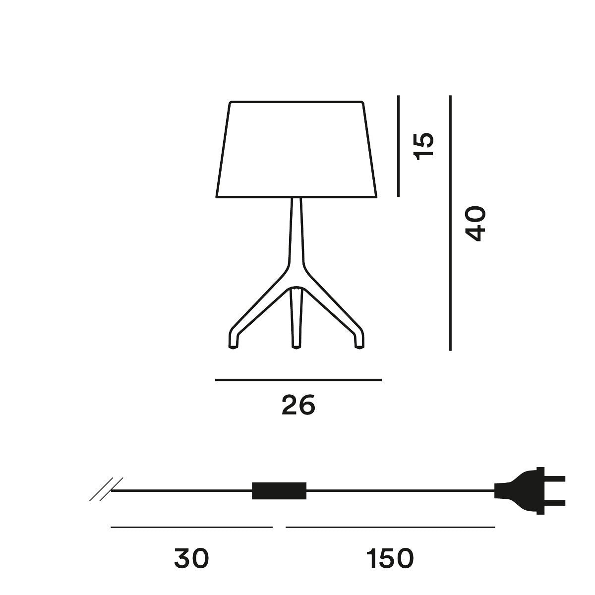Foscarini - Tischleuchte Lumiere XXS