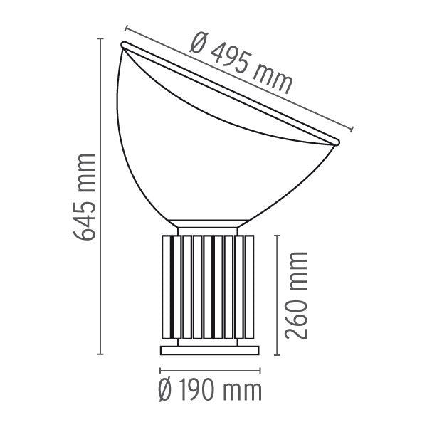 Flos - Tischleuchte Taccia