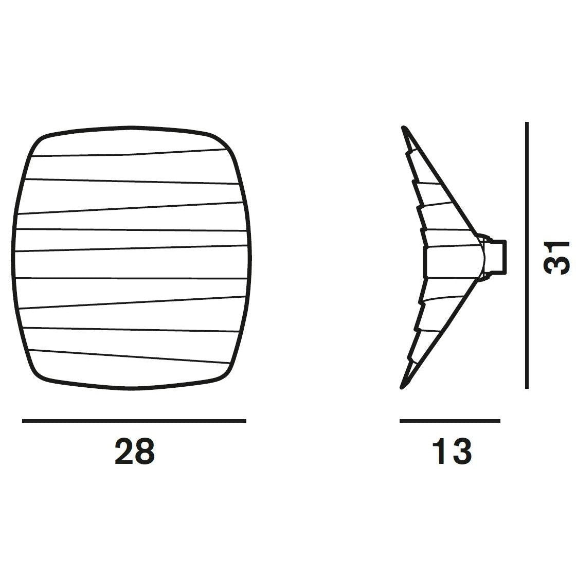 Foscarini -Wandleuchte Flip