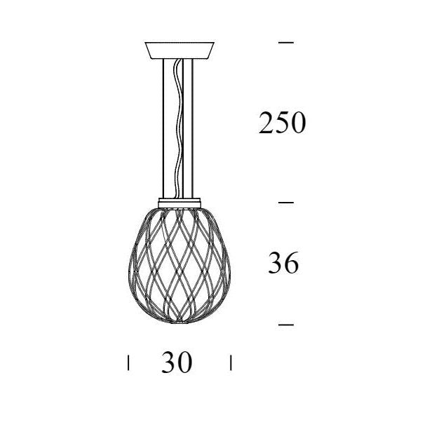 Fontana Arte - Pendelleuchte Pinecone