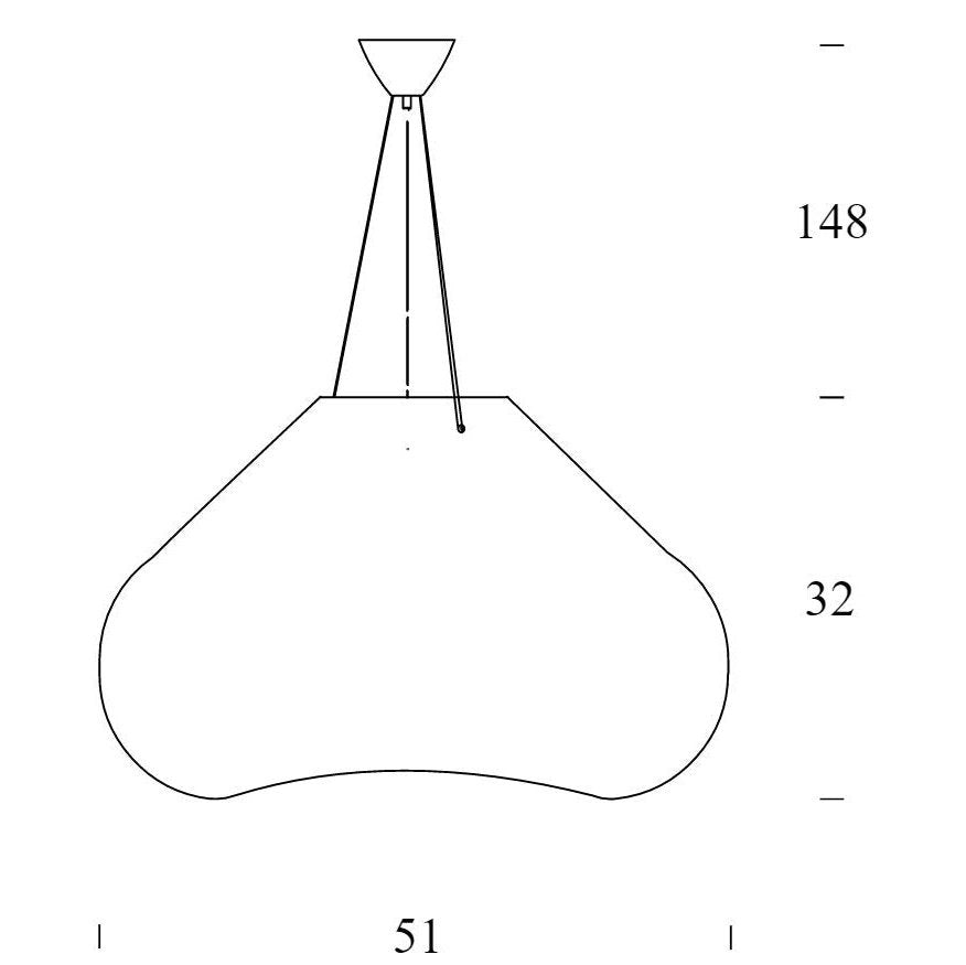 Fontana Arte - Pendelleuchte Bolla