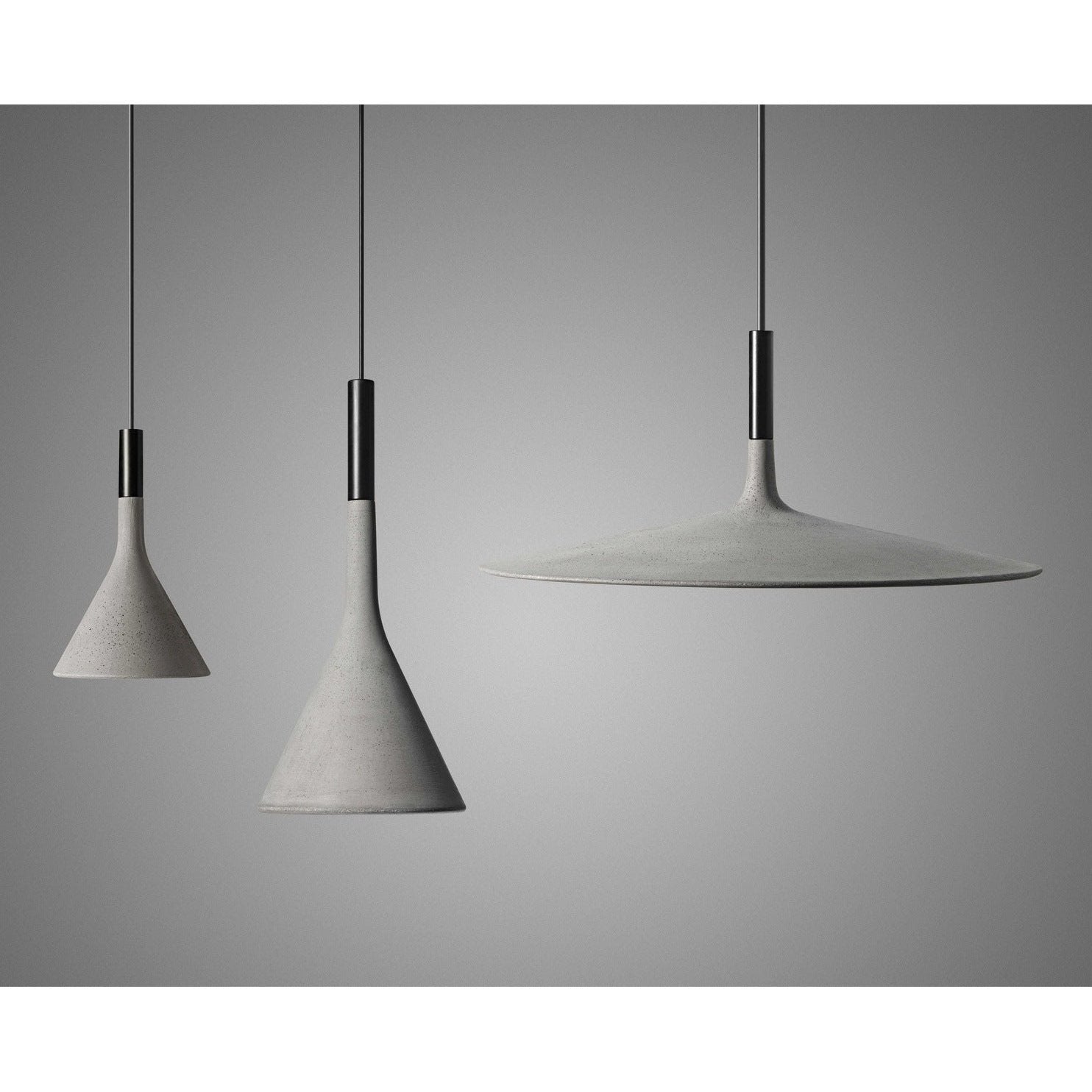 Foscarini - Pendelleuchte Aplomb Large grau