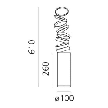 Artemide - Tischleuchte Decomposé