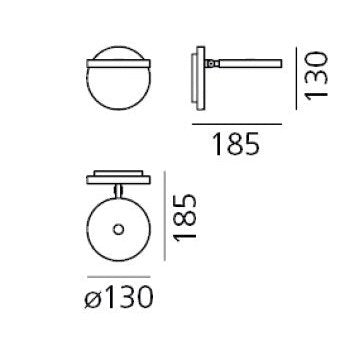 Artemide - Wandleuchte Demetra Faretto