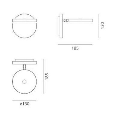 Artemide - Wandleuchte Demetra Faretto