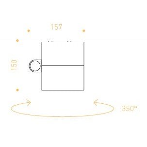 Artemide - Wand- und Deckenstrahler DKS Ausstellungsware