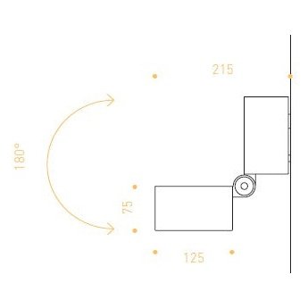 Artemide - Wand- und Deckenstrahler DKS Ausstellungsware