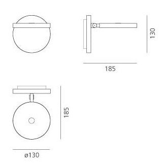 Artemide - Wandleuchte Demetra Faretto