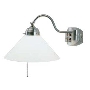 Berliner Messinglampen - Wandleuchte A64 Nickel matt