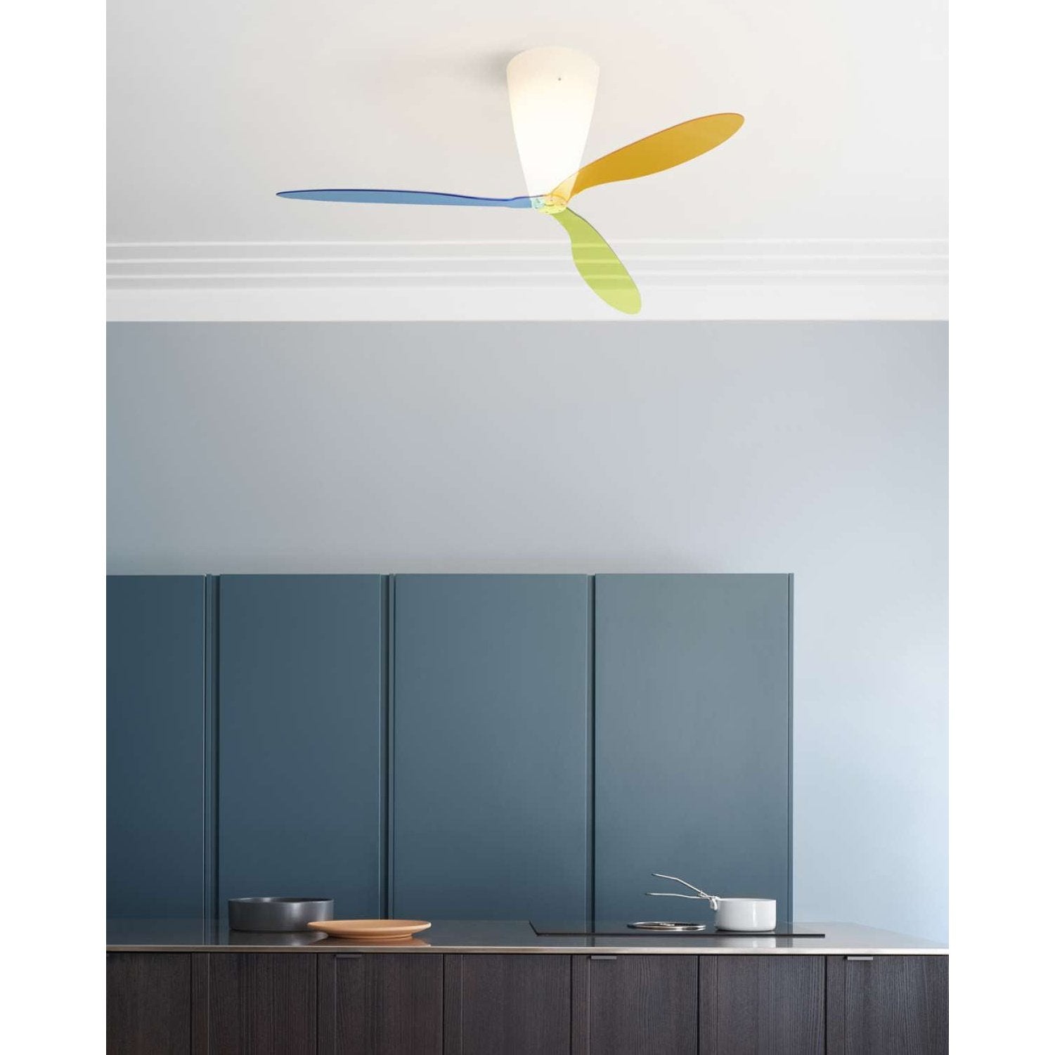 Luceplan - Deckenventilator Blow LED inkl. Fernbedienung