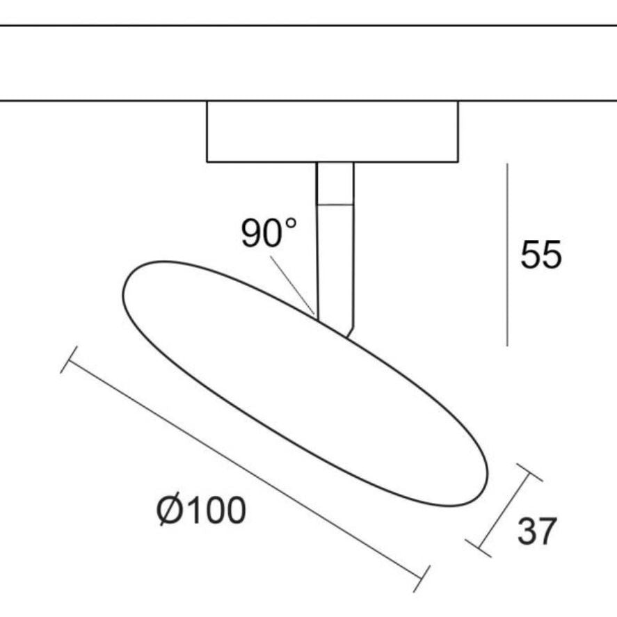 Bruck - LED Strahler Blob für Duolare 12W 2700K
