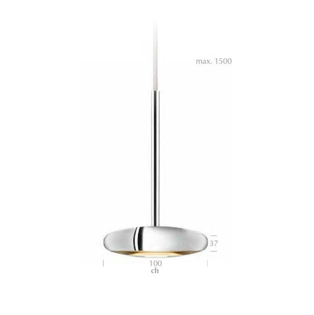 Bruck - Pendelleuchte Blop 100° schwarz LED