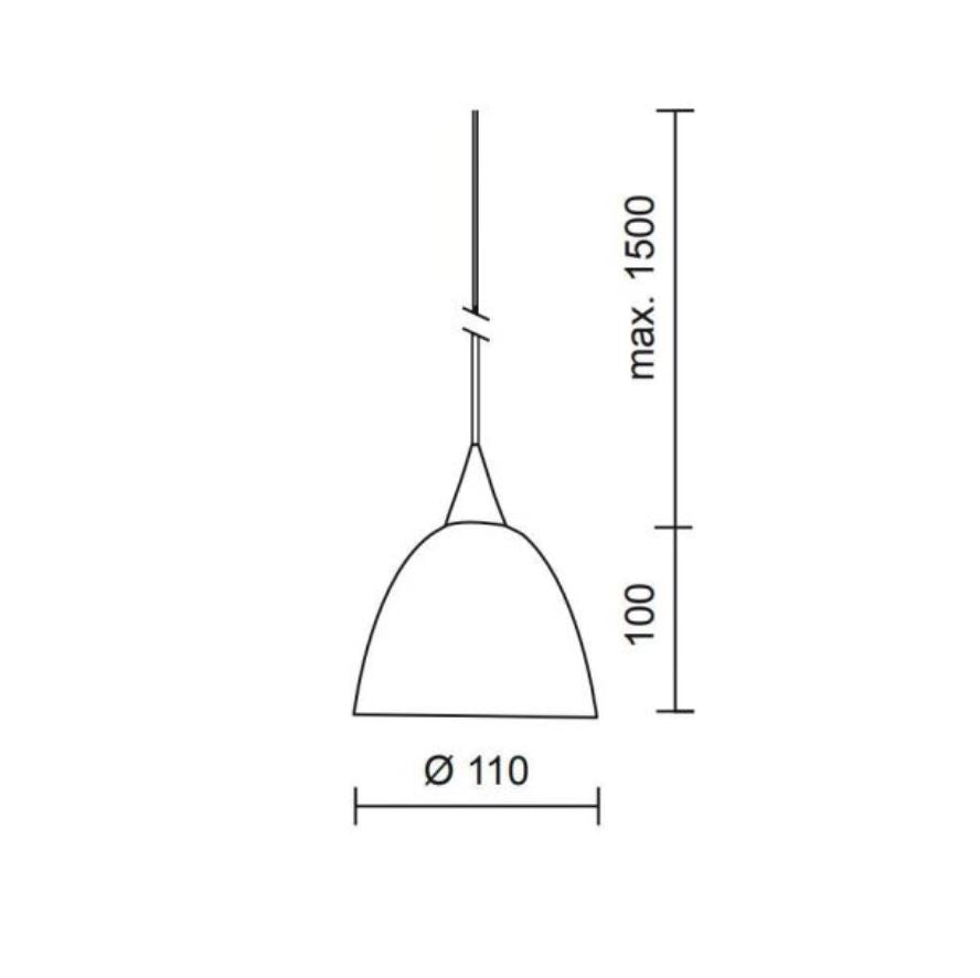 Bruck - Pendelleuchte SILVA/DOWN 110 DLR