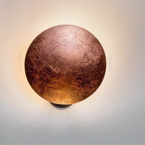 Catellani & Smith - Wandleuchte Lederam W1 LED Kupfer