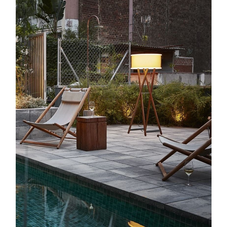 Marset - Stehleuchte CALA 140 Iroko Braun Outdoor IP65