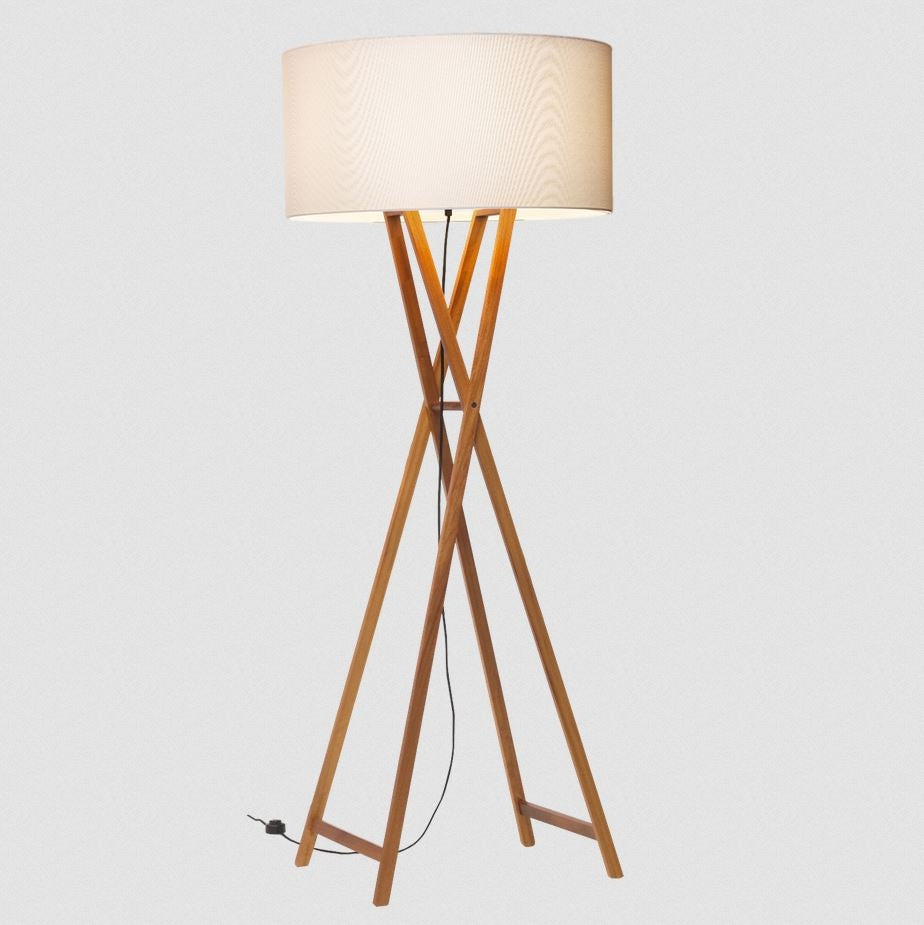 Marset- Stehleuchte CALA P165 Eiche weiss