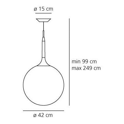 Artemide - Pendelleuchte Castore Sospensione