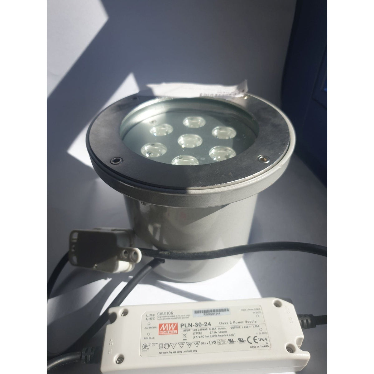 CRE-AKTIV-Lighting - Unterwasser - LED-Strahler SALZBURG - 7x1W blau