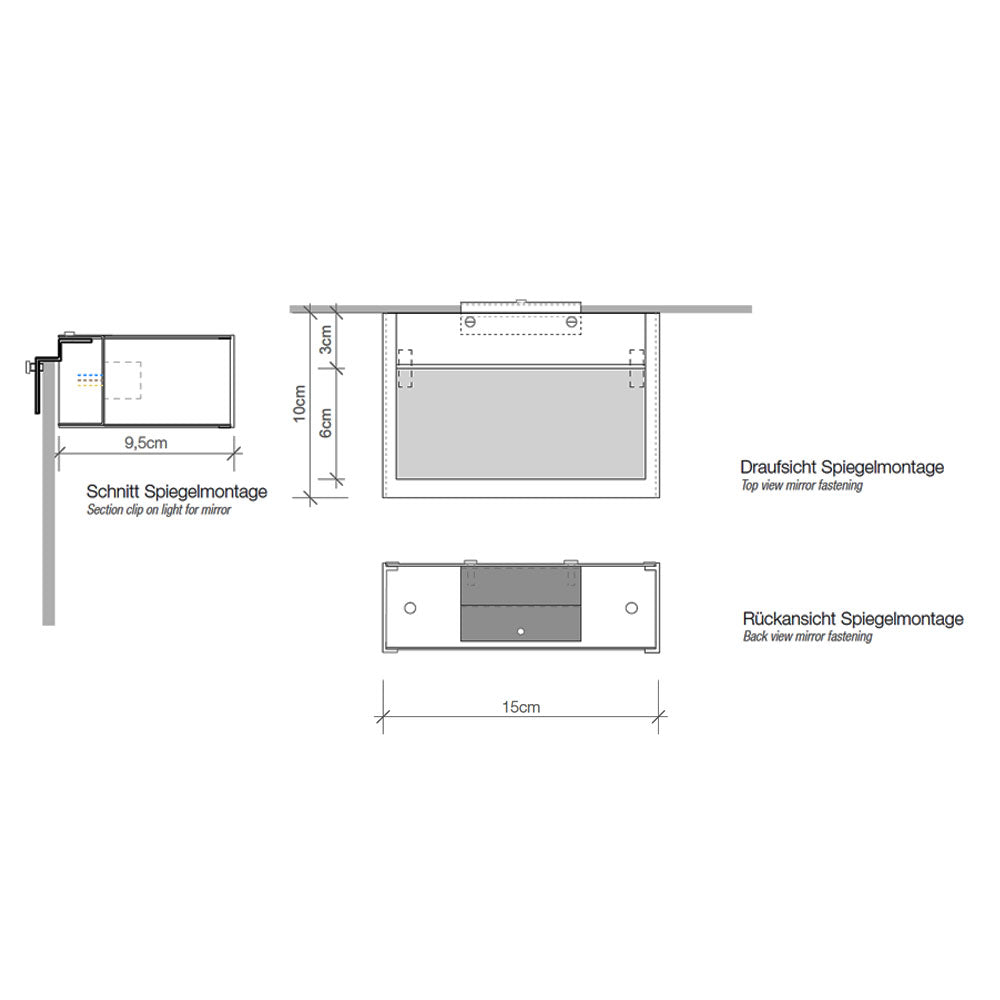 Decor Walther - Spiegelleuchte Box