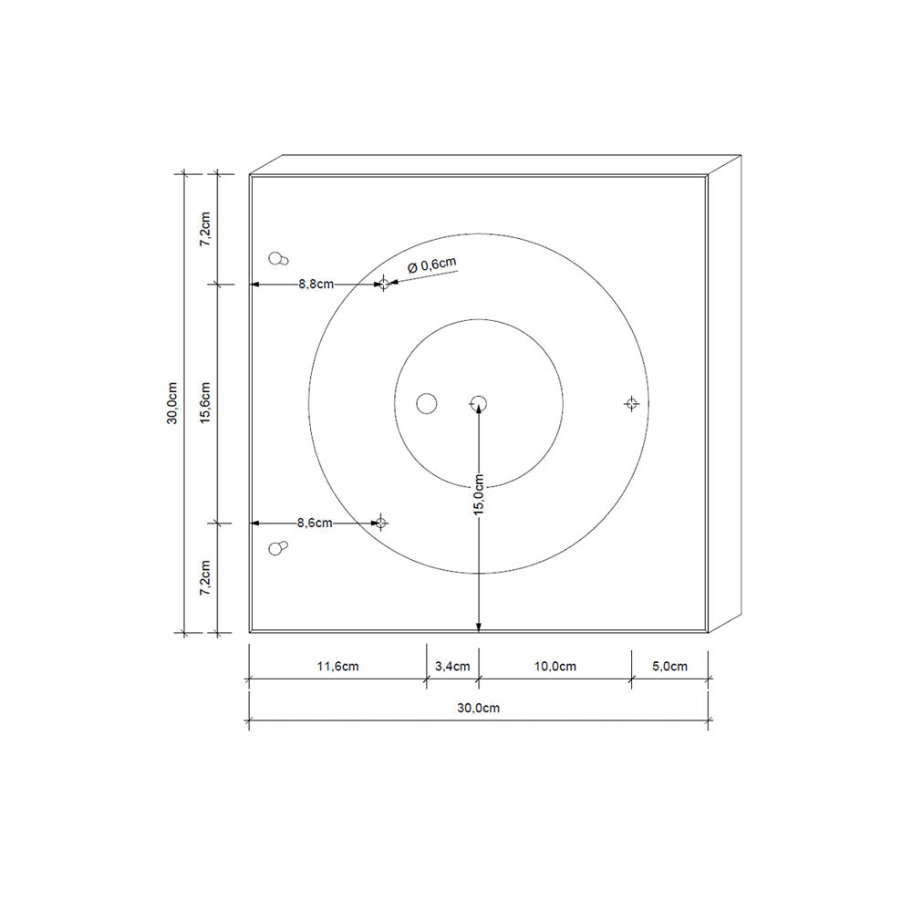 Decor Walther - Deckenleuchte Cut