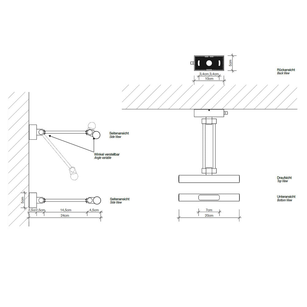 Decor Walther - Wandleuchte Dim