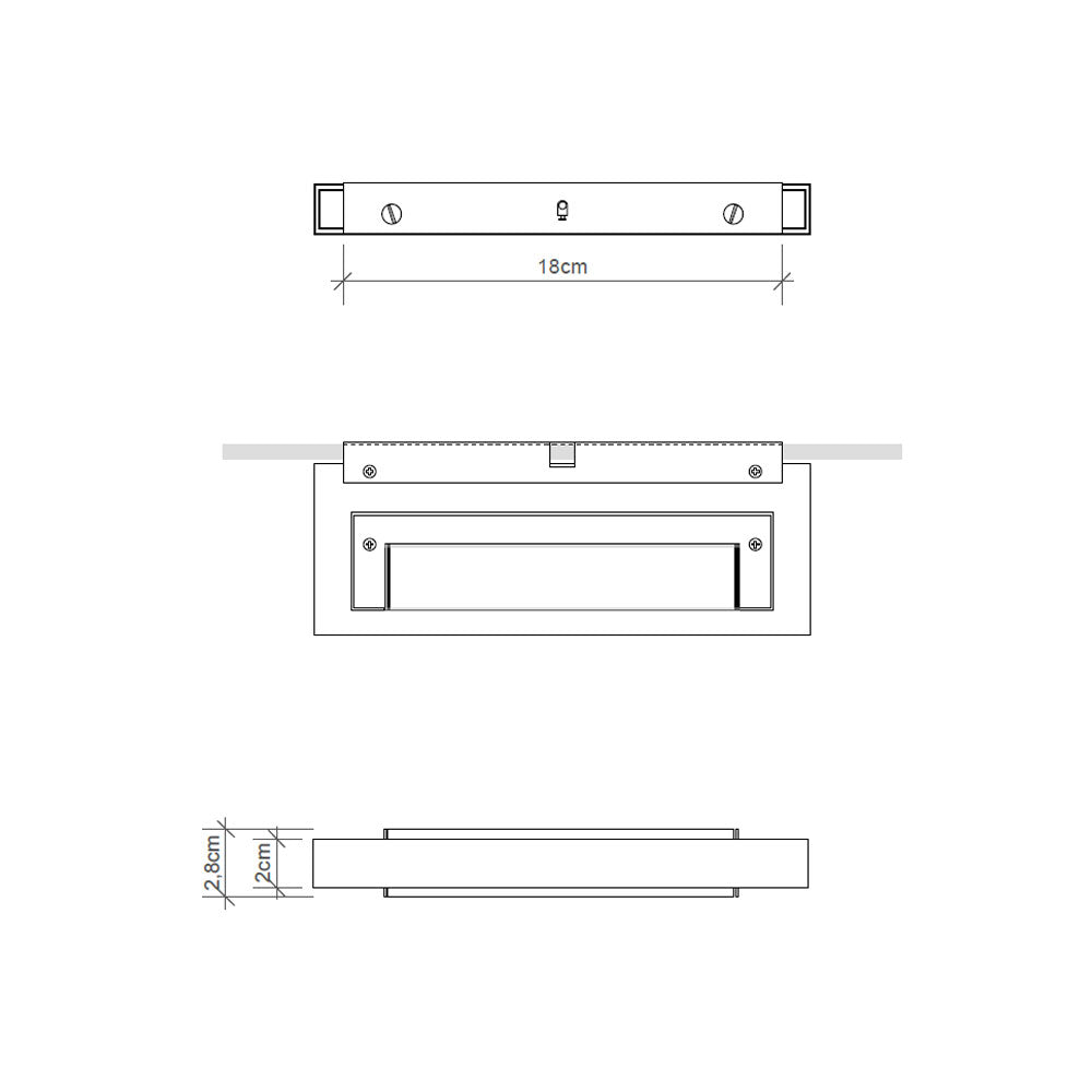 Decor Walther - Spiegelleuchte Slim