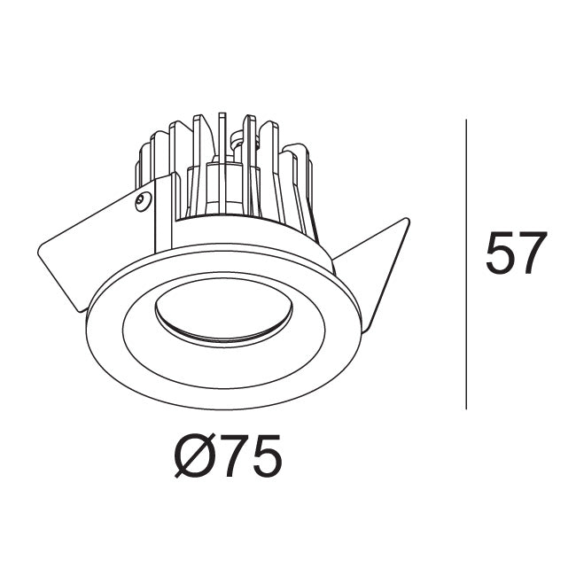 Delta Light - Einbauleuchte Mini Reo 92740